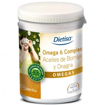 Omega-6 Complex Onagra y Borraja 90 Perlas Dietisa