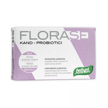 Florase Kand SinGluten Vegan 40caps Santiveri