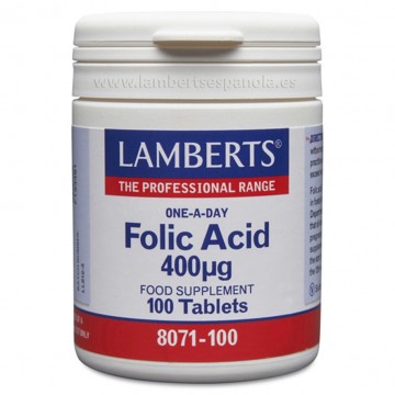 Acido Folico 400Mg Vegan 100comp Lamberts