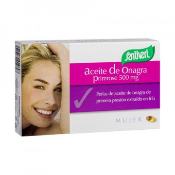 Aceite de Onagra Primrose 500 Mg 40 perlas Santiveri