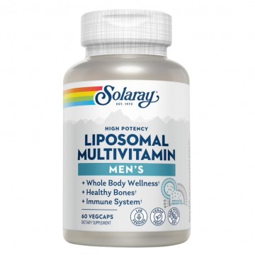 Liposomal Multivitamin Men´s Vegan Sin Soja 60caps Solaray