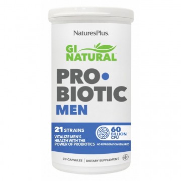 GI Natural Probiotic Men SinGluten 30caps Nature'S Plus