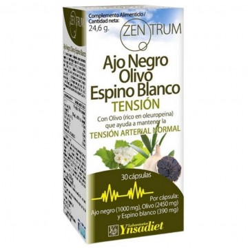 Zentrum Ajo Negro Olivo y Espino Blanco 30caps Ynsadiet