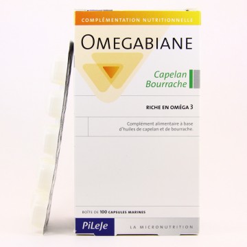 Omegabiane Capelan Bourrache 100caps Pileje