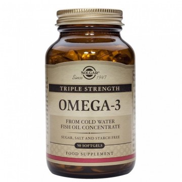 Omega-3 Triple concentracion SinGluten 50caps Solgar