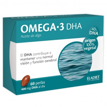 Omega-3 DHA SinGluten 60 Perlas Eladiet