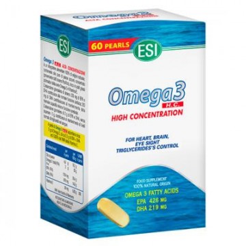 Omega-3 Alta Concentracion SinGluten 60 Perlas Trepat-Diet-Esi