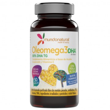 Oleomega3 8% DHA 30caps Mundonatural