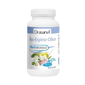 Nutrabasics Ajo Espino Olivo 120 Perlas Drasanvi