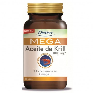 Mega Aceite de Krill 1000Mg 60caps Dietisa