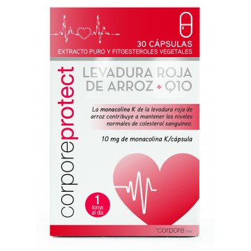 Levadura Roja Arroz Q10 30caps Corpore Protect