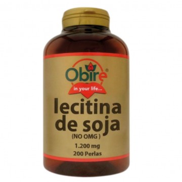 Lecitina de Soja 1200Mg 200 Perlas Obire