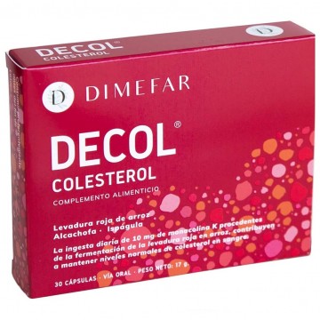 Decol Colesterol 570Mg Eco 30caps Dimefar