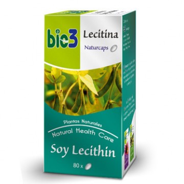 Bie3 Lecitina Soja Naturcaps 80caps Bio 3