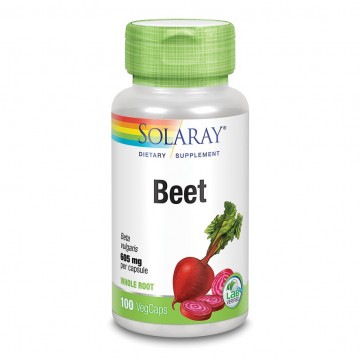 Beet Root Remolacha SinGluten Vegan 100caps Solaray