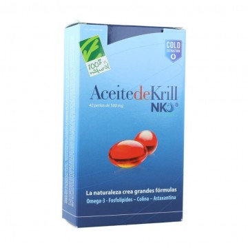 Aceite de Krill NKO 500Mg 40caps 100 % Natural