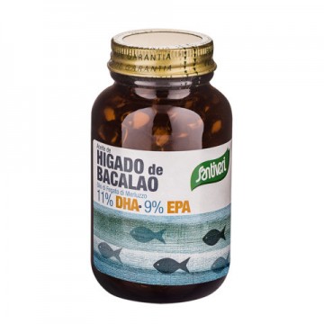 Aceite de Higado Bacalao 500Mg 120 Perlas Santiveri