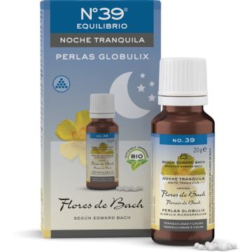 Nº 39 Noches Tranquilas perlas Globulix Bio 20g Original Flores Bach