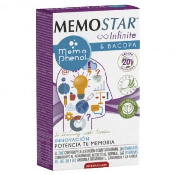 Memostar Infinite SinGluten Vegan 60caps Intersa