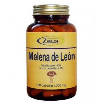 Melena de Leon 500Mg 180caps Zeus