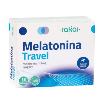 Melatonina Travel SinGluten Vegan 15comp Sakai