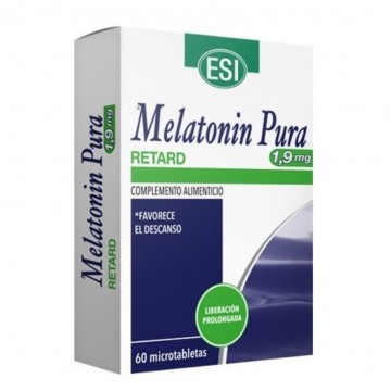 Melatonina Pura Retard 1.9Mg SinGluten Vegan 60comp Trepat-Diet-Esi