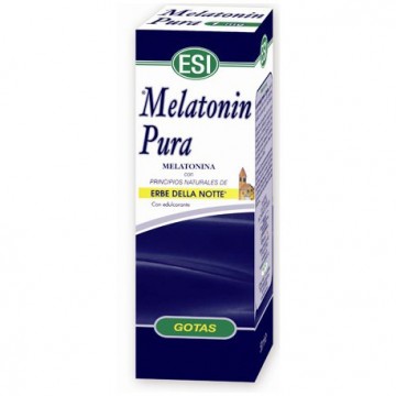 Melatonin Pura 1Mg Gotas con Erbe della Notte SinGluten Vegan 50ml Trepat-Diet-Esi