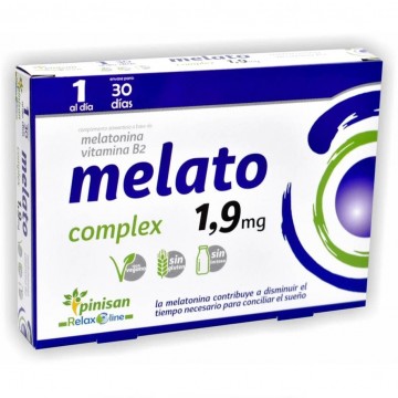 Melato Complex 1.9Mg SinGluten Vegan 30caps Pinisan