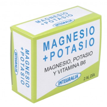 Magnesio + Potasio 6 Vegan 60caps Integralia