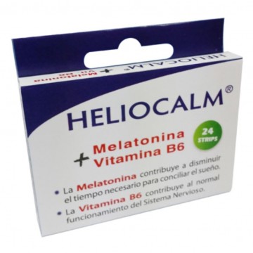 Heliocalm Melatonina + Vitamina B6 24 Strips Heliosar