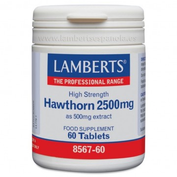 Hawthorn espino blanco 2500Mg 60comp Lamberts