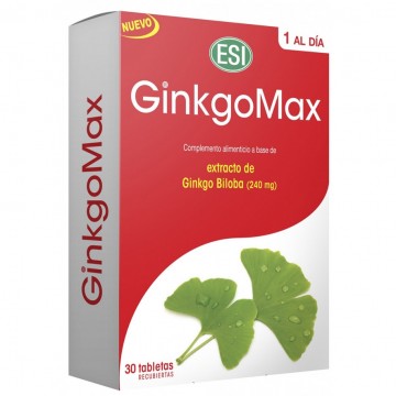 Ginkgomax SinGluten Vegan 30comp Trepat-Diet-Esi