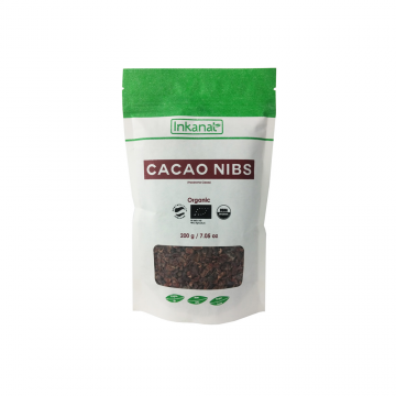 CACAO BIO CRIOLLO EN NIBS NUEVO FORMATO 200GR