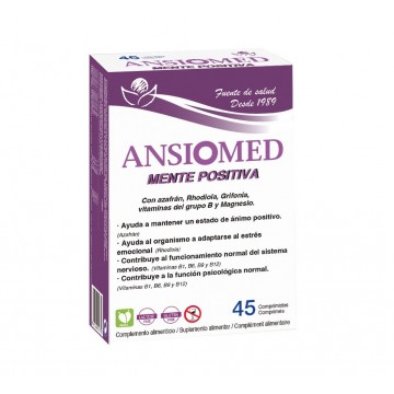 Ansiomed Mente Positiva SinGluten Vegan 45comp Bioserum