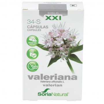 34S Valeriana Liberacion Prolongada S.XXI 30caps Soria Natural