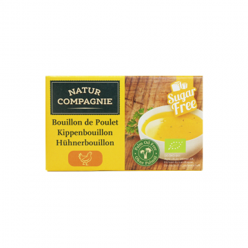 CALDO DE POLLO BIO EN PASTILLAS 88GR