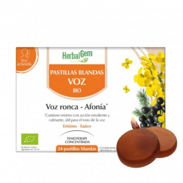 Pastillas Blandas Voz Bio 24 gominolas Herbalgem