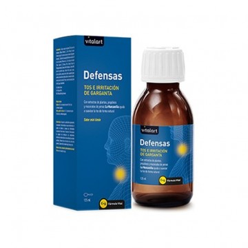 Defensas Tos e Irritacion de Garganta SinGluten 125ml Vitalart