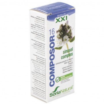 Composor 16 sinusol Complex 25ml Soria Natural