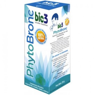 Bie3 Phytobronc Jarabe Adulto SinGluten 210g Bio 3