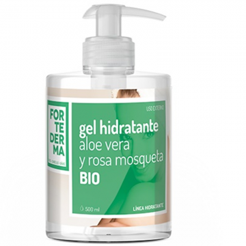 Gel Hidratante de Aloe Vera con Rosa Mosqueta Bio Vegan 500ml Fortederma Herbora