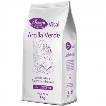 Arcilla Verde en Polvo 1kg El Granero Integral