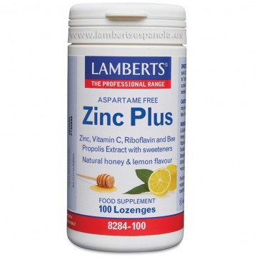 Zinc Plus Masticables 100 past Lamberts