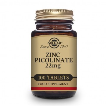 Zinc Picolinato 22Mg 100comp Solgar