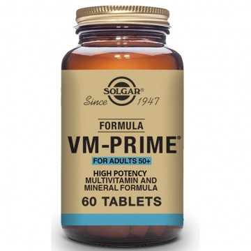 Vm Prime Adultos +50 SinGluten Vegan 60comp Solgar