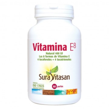 Vitamina-E8 400Ui 60 Perlas Sura Vitasan