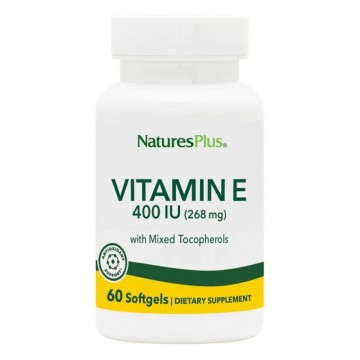 Vitamina-E 400Ui SinGluten 60 Perlas Nature'S Plus