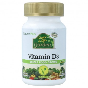 Vitamina-D3 Garden SinGluten Vegan 60comp Nature'S Plus