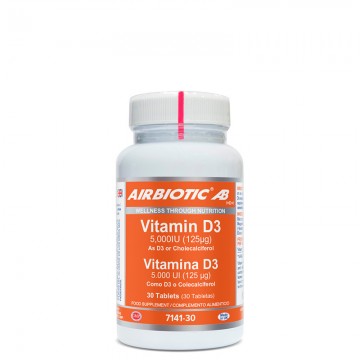 Vitamina-D3 5000Ui 30comp Airbiotic