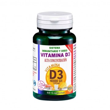 Vitamina-D3 400Ui Alta Concentracion SinGluten 60caps Robis